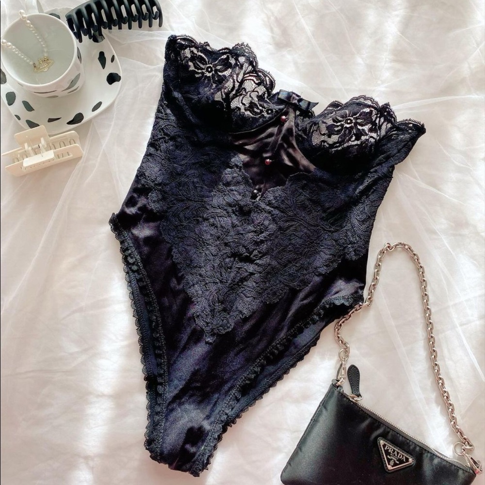Black Lace Bodysuit
